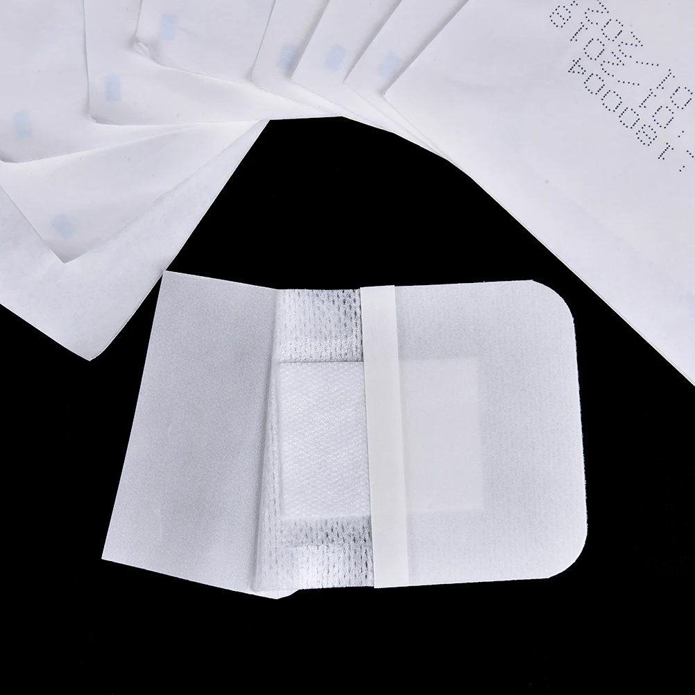 Гипоаллергенная Нетканая медицинская клейкая повязка для больших РАН 6 х7 см 10