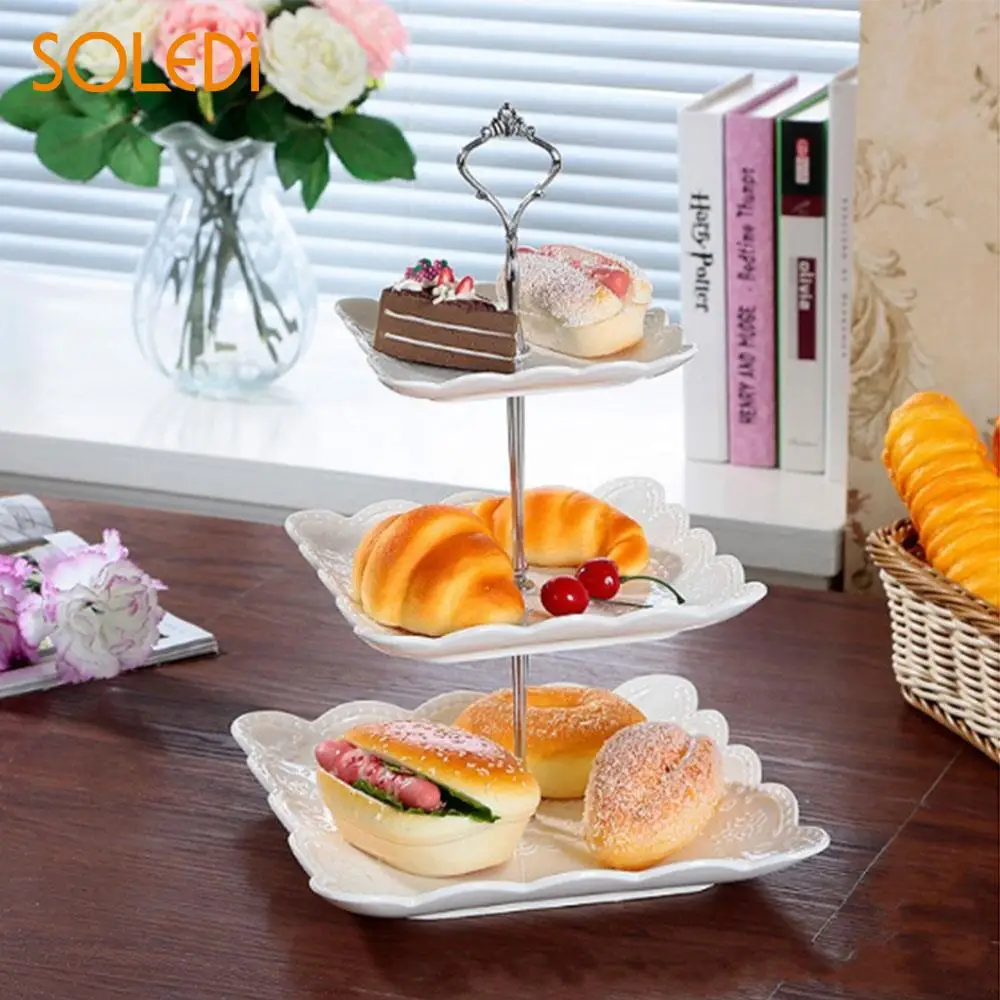 Металлическая подставка для торта с короной 2/3 уровней|Стойки| |