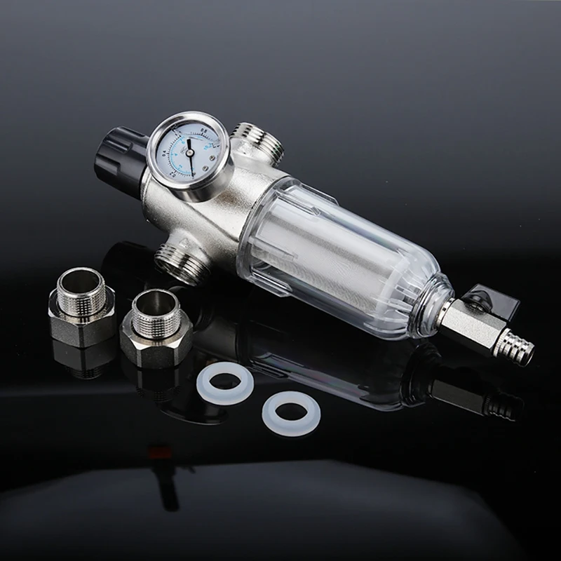 1 дюйм фильтр для воды бытовой дом Трубы Центральный очиститель очистка от накипи