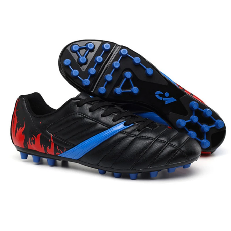 Kids Long Spikes Turf Soccer Shoes Breathable Antiskid Race Training Sneakers Super Light Support Sports Football AA11859 | Спорт и
