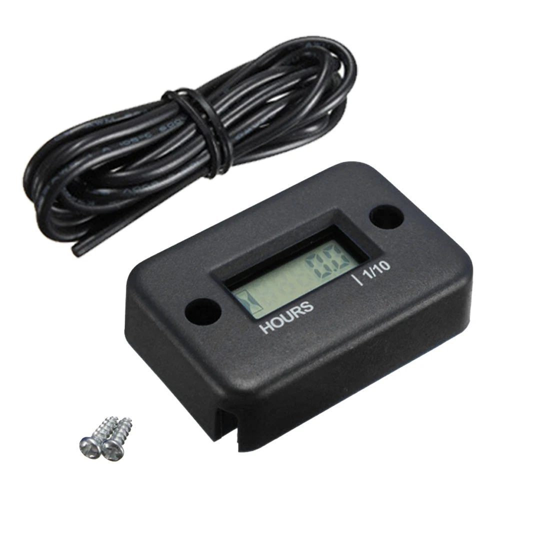 Motorcycle 4 stroke Gas Engine Hour Meter Portable Digital Tachometer electronic digital cumulative timer | Инструменты