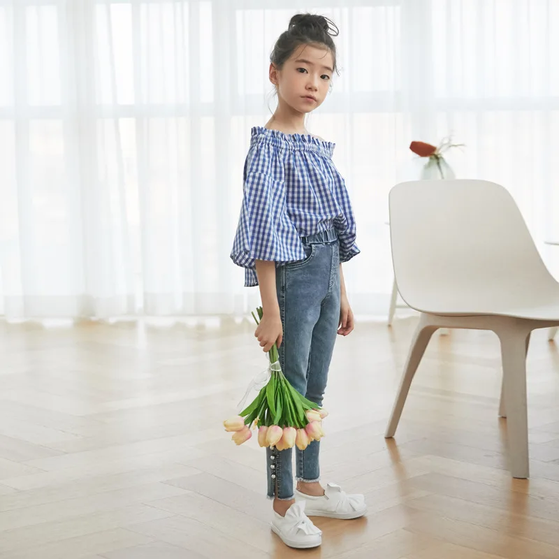 Летний костюм для девочек комплект одежды детской принцессы 5 6 7 8 9 10 11 12 13 14