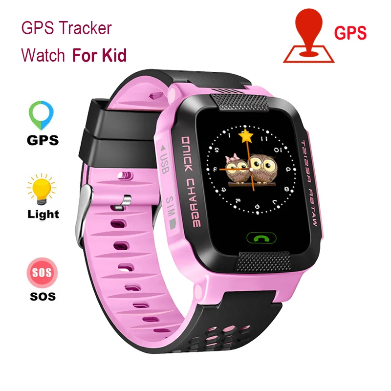 Детские умные часы для детей Android милые 2G sim карты gps GPRS LBS детские трекер в