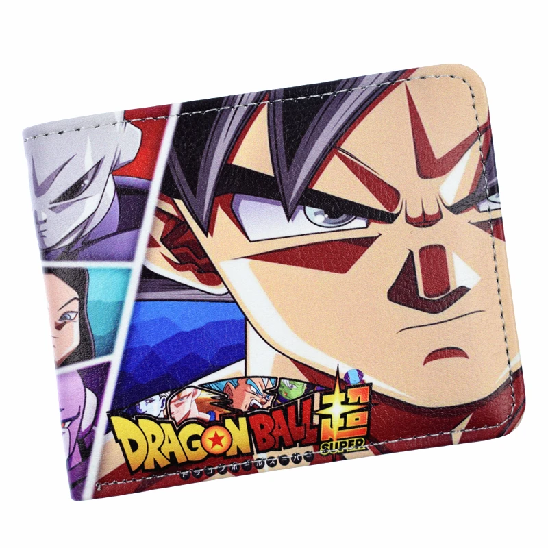 Новое поступление, кошелек Dragon Ball Z, аниме Dragon Ball Super Broly, мужской кошелек с сумкой для монет, кошельки на молнии, короткий кошелек