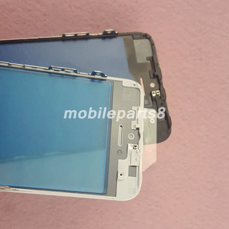 10 шт./лот Бесплатная доставка стекло с рамкой для iPhone 5C внешнее переднего экрана