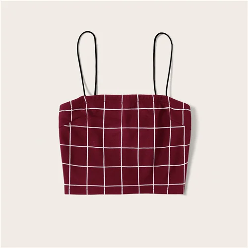 Burgundy SweatyRocks женский топ на бретельках с сеткой, спортивная одежда, летние топы для активного отдыха, женские неоновые лаймовые тонкие облегающие сексуальные майки на бретельках - Цвет: Burgundy