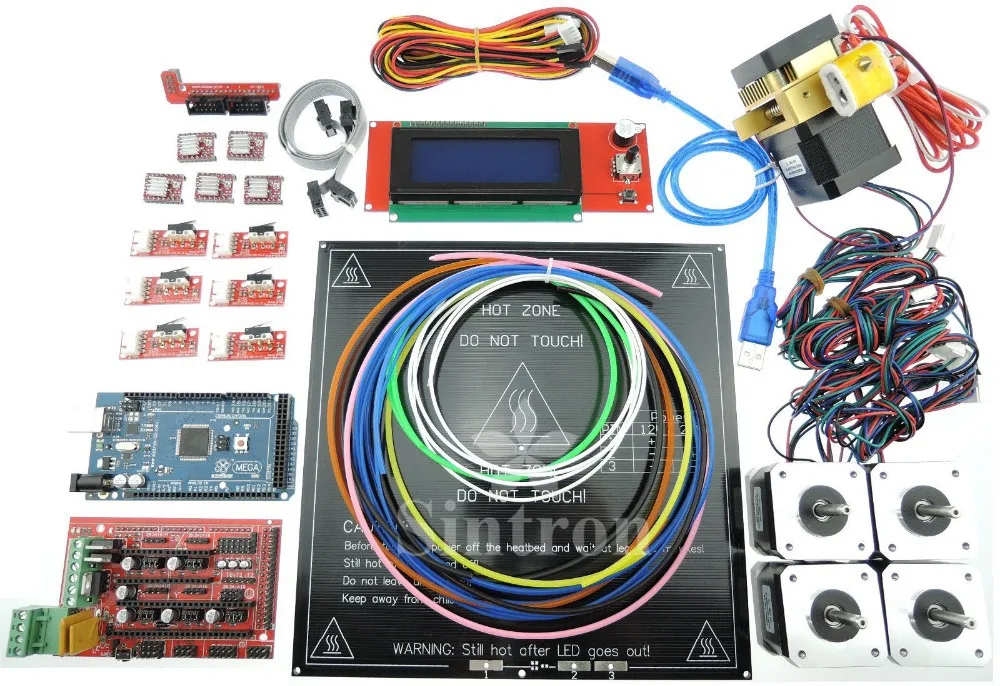 

[SINTRON] 3D Printer Kit RAMPS 1.4 + Mega 2560 + A4988 + Motor + Extruder RepRap