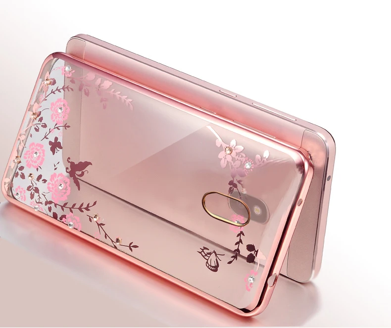 YueTuo etui, coque, чехол, чехол для samsung Galaxy j7 Pro j730 Прозрачный 3d чехол для телефона s задняя крышка Мягкий ТПУ цветочные аксессуары