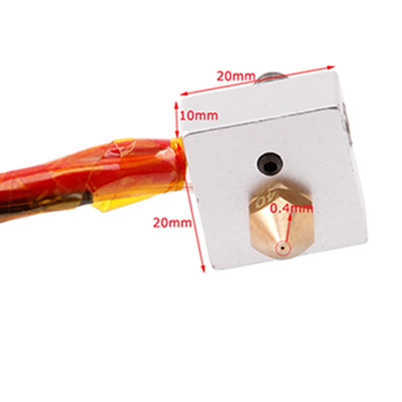 12В 1 75 мм 0 4 MK8 сопло экструдер нити HotEnd для Prusa i3 3D принтера | Компьютеры и офис