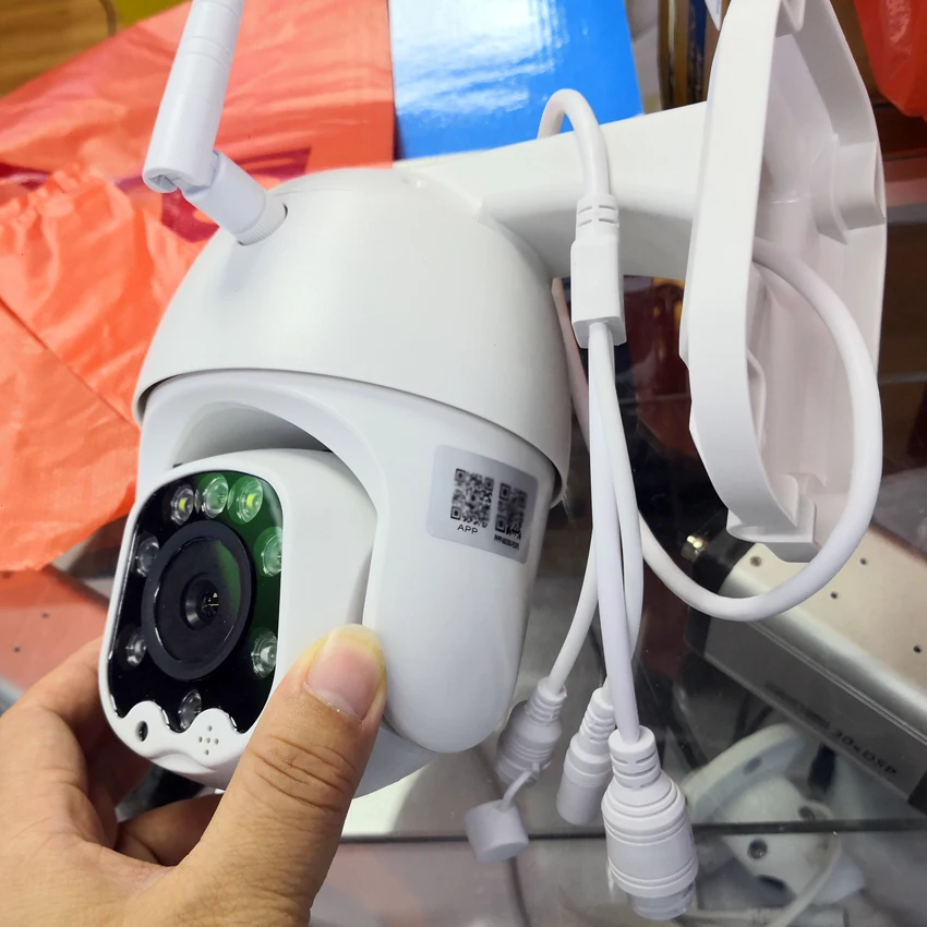 Wifi мини ptz камера 2MP 1080 P 5X зум объектив умный двойной свет Открытый