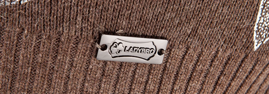 Ladybro зимние шапки для женщин, женская шапка бини, лыжные шапочки с листьями, повседневная женская теплая вязаная шапка, Женская шерстяная шапка