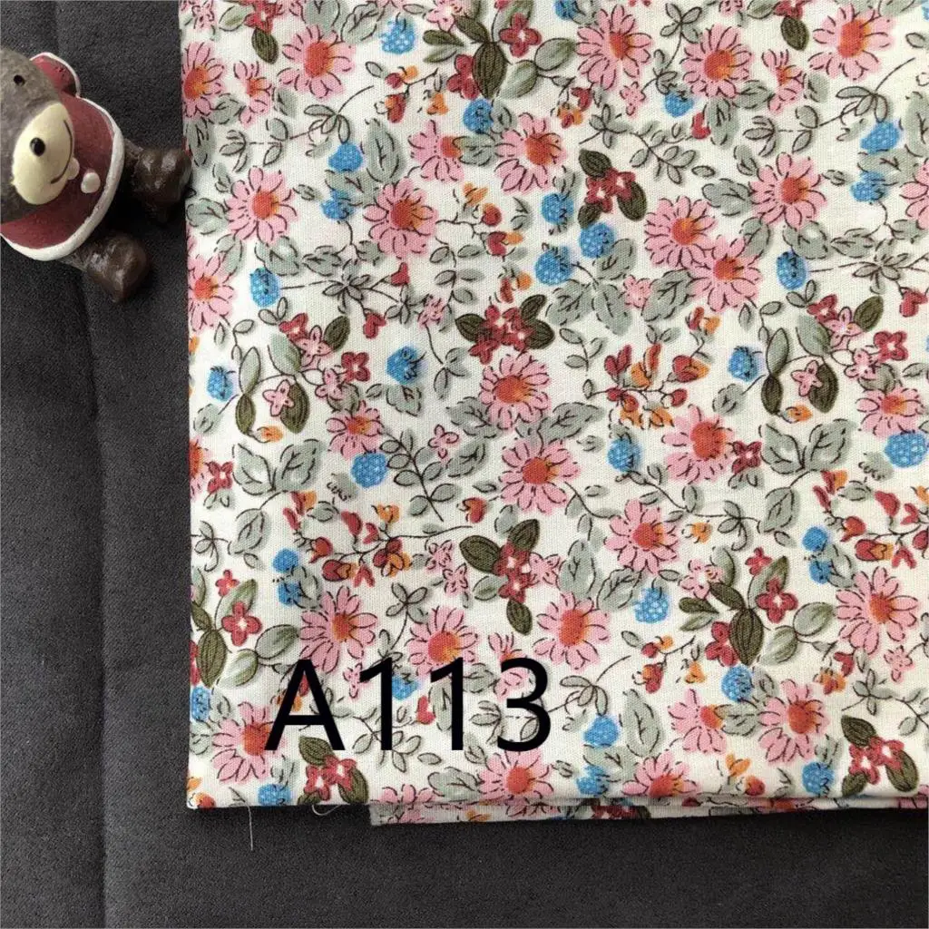 BB050 50*145 см цветочный из хлопчатобумажной ткани счетчики для детей infantiles платья подушки одеяло постельные принадлежности Простыня швейная ткань материал D30 - Цвет: BB050