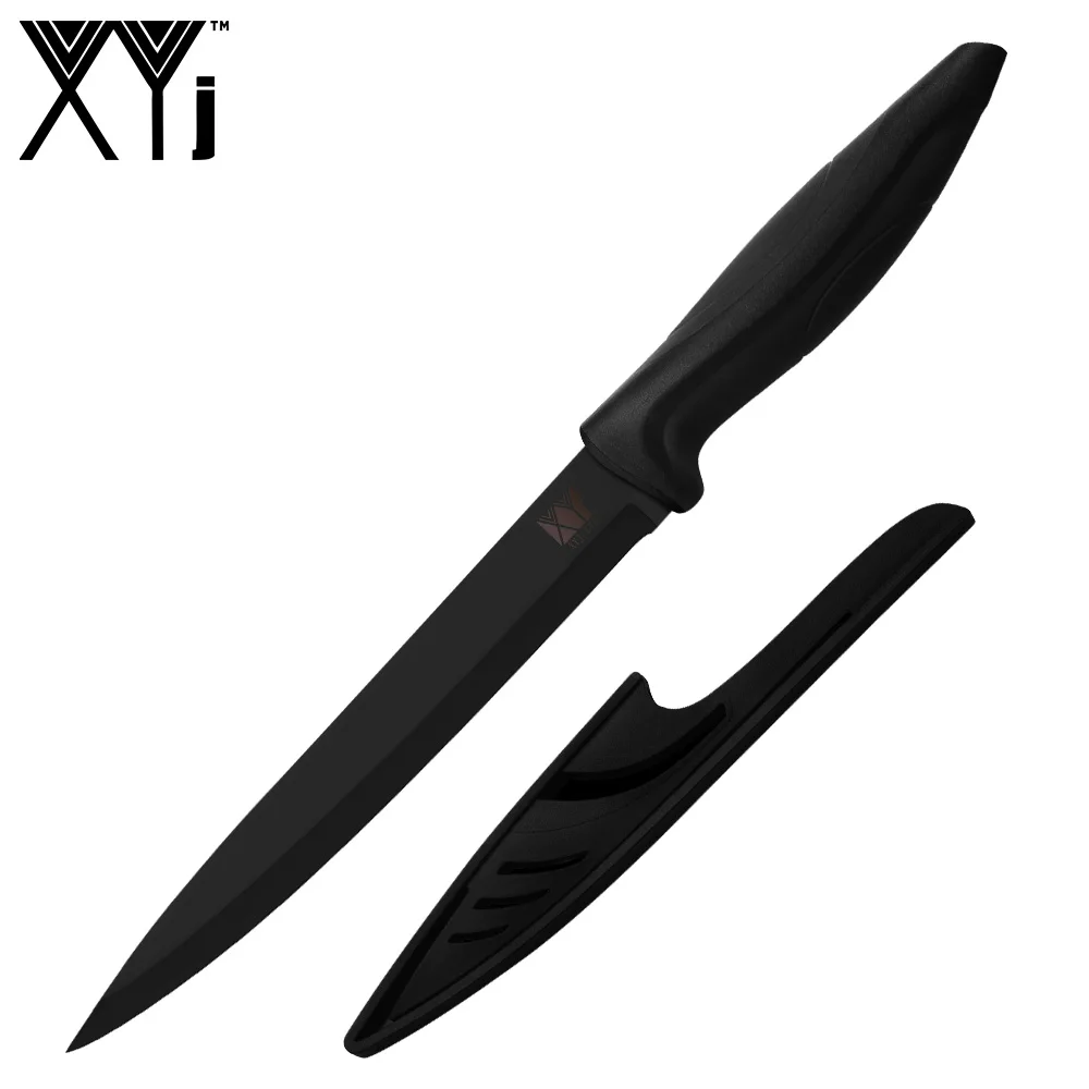 8 Inch Slicing XYj набор кухонных ножей из 6 предметов, японский нож Santoku, нож, нож для повара, ножи для резки овощей, режущие инструменты - Цвет: 8 Inch Slicing