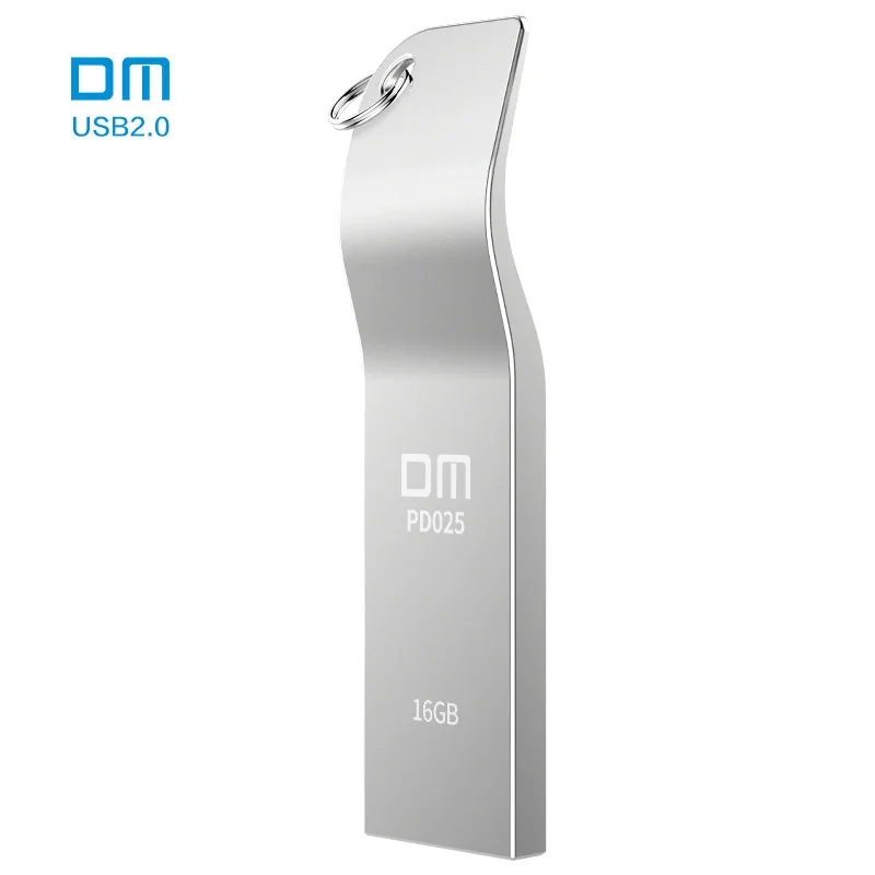 DM PD025 8 ГБ 16 ГБ 32 ГБ USB флеш-накопитель металлический флеш-накопитель брелок Водонепроницаемая USB флешка флеш-накопитель USB диск
