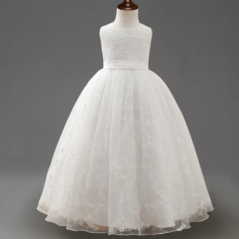 Женское шифоновое платье с цветочным принтом круглым вырезом без рукавов |