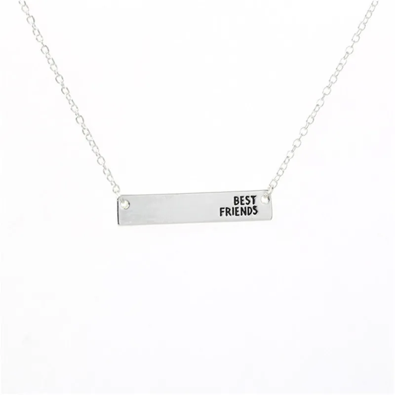 Ожерелье Дружбы для женщин и девочек Ювелирное Украшение подвеска лучшего друга