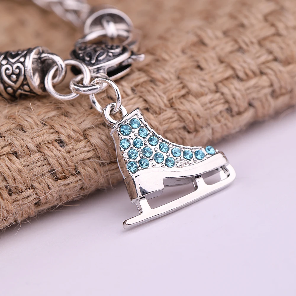 Skyrim скейт обувь кристалл эмаль кулон браслет Пшеница Цепочка винтажное античное