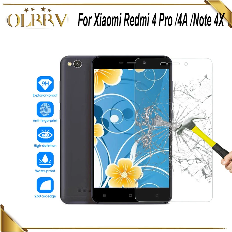 Закаленное стекло для Xiaomi Redmi Note 4X переднее защитная пленка экрана 4A 4 Pro замена