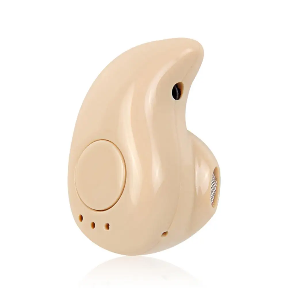 Skin Color S530 Мини Bluetooth наушники с тремя отверстиями беспроводные Micro 4,1 невидимые стерео Bluetooth наушники супер маленькие Спортивные Bluetooth Hea - Цвет: Skin Color