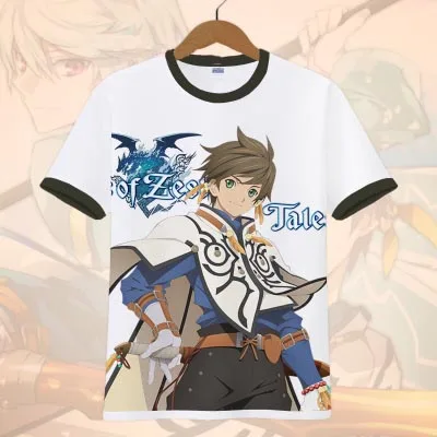 Футболка для косплея аниме Aselia the Tales of Zestiria X Sorey Edna повседневные хлопковые топы