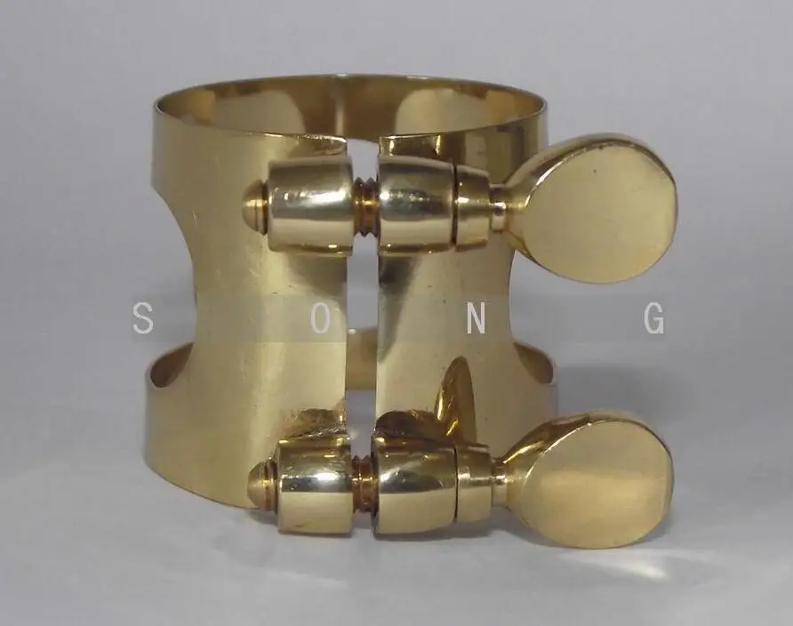 

10 pcs Alto Eb Sax Metal ligature Golden Sax parts