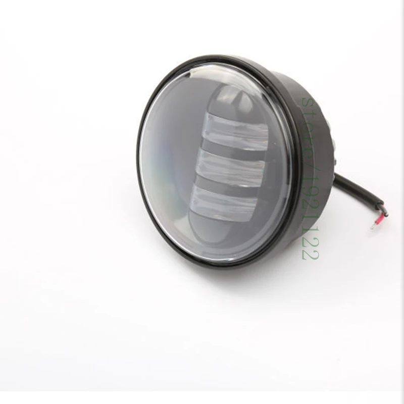 Черный хром 4 5 &quotсветодиодные фары мотоцикла 1/2&quot круглые противотуманные