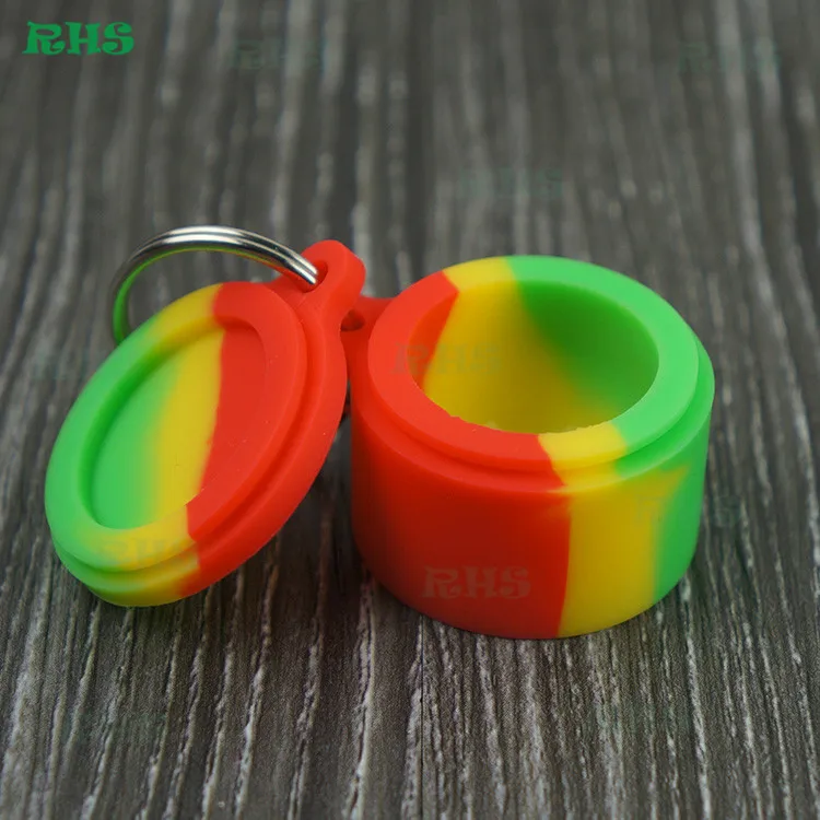 10 шт. силиконовые кольца для ключей 6 мл|herb dry|waxing waxwax jar |