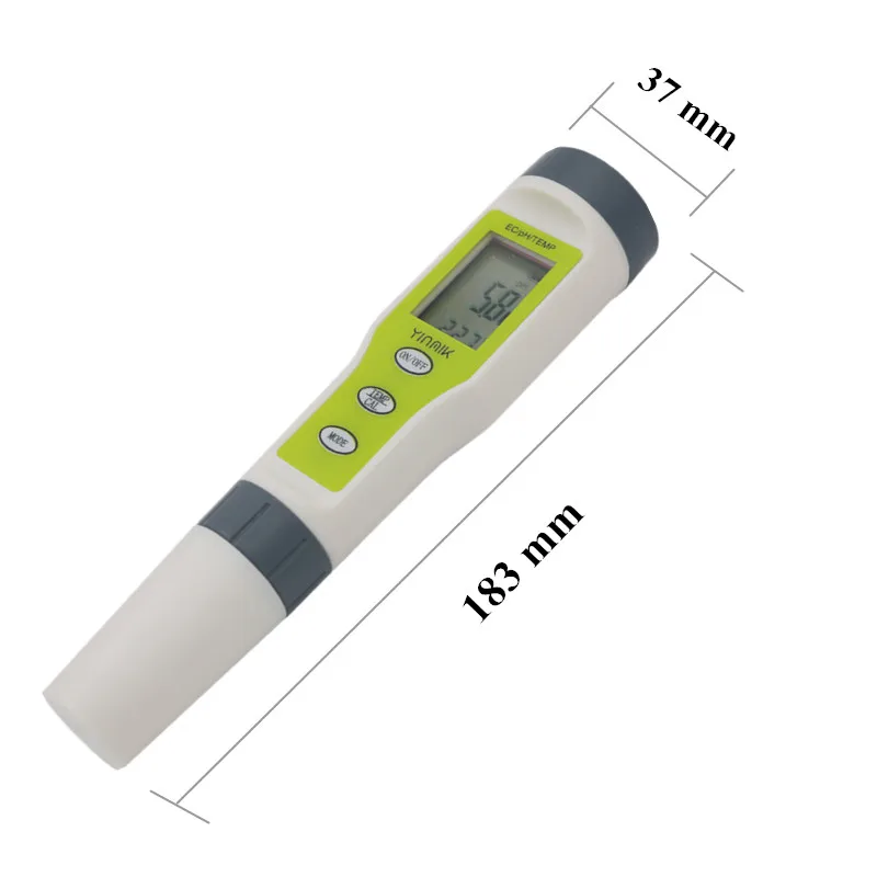 Цифровой тест воды er 3/4 в 1 тест EC/TDS/PH/TEMP контроль качества воды тест er комплект для бассейнов питьевой воды Скидка 40