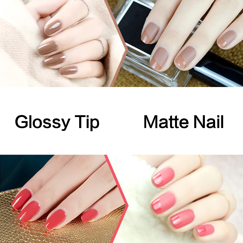 Inagla черная бутылка 8 мл матовая поверхность верхнее покрытие гель лак для ногтей