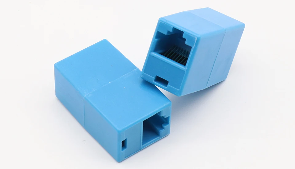 IMC Горячая 10 шт. RJ45 8P8C двойные порты гнездовой разъем телефонный разъем