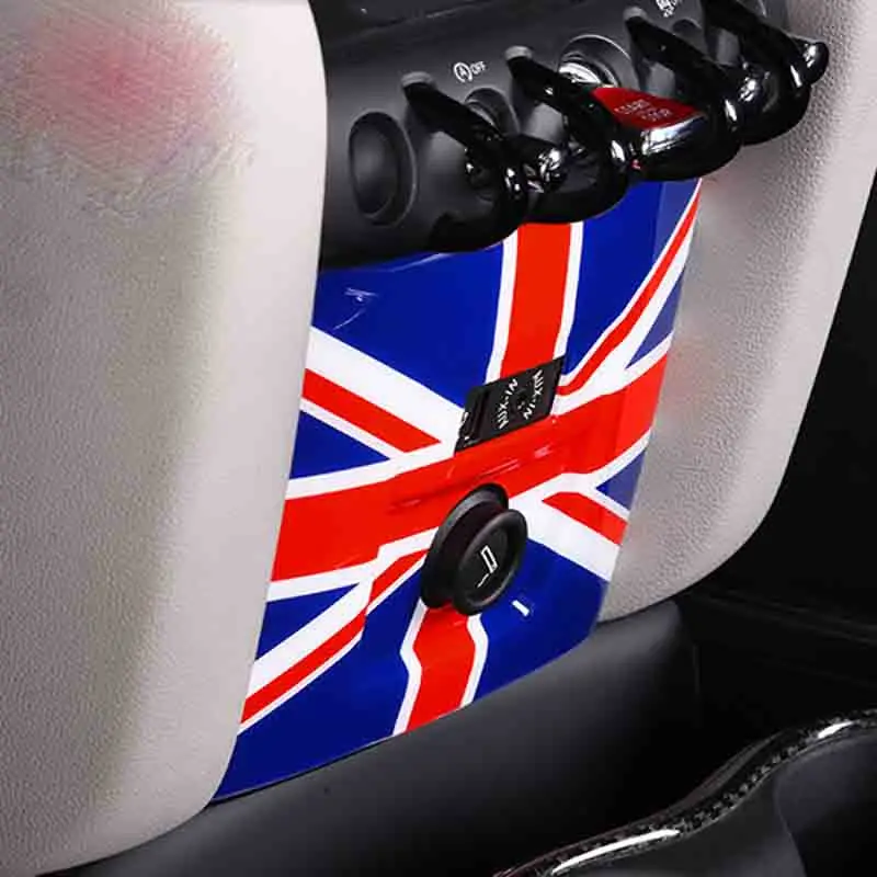 Автомобильный Стайлинг Union Jack прикуриватель USB Панель декоративная наклейка на