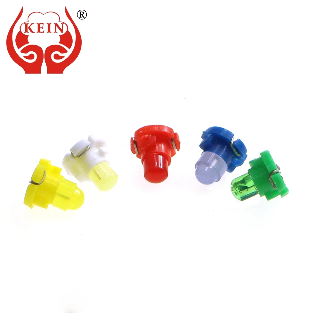 KEIN 100PCS T3 T4.2 T4.7 COB led bulb car auto Neo Wedge Dashboard Warning Indicator Instrument Cluster lights lamp 12V blue | Автомобили