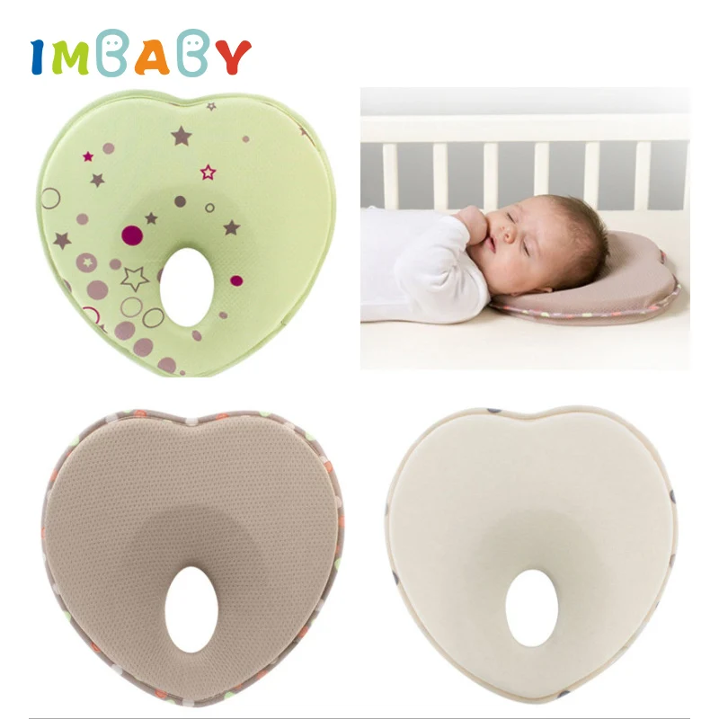 

IMBABY Подушка для новорожденных, защита для головы ребенка, декоративная подушка для головы, плоская подушка для головы