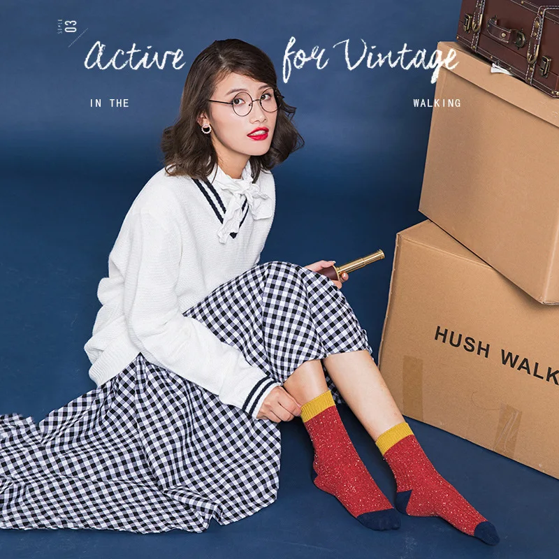 2018 новые Лидер продаж высокое качество в широкую полоску хлопок шерсть Женские