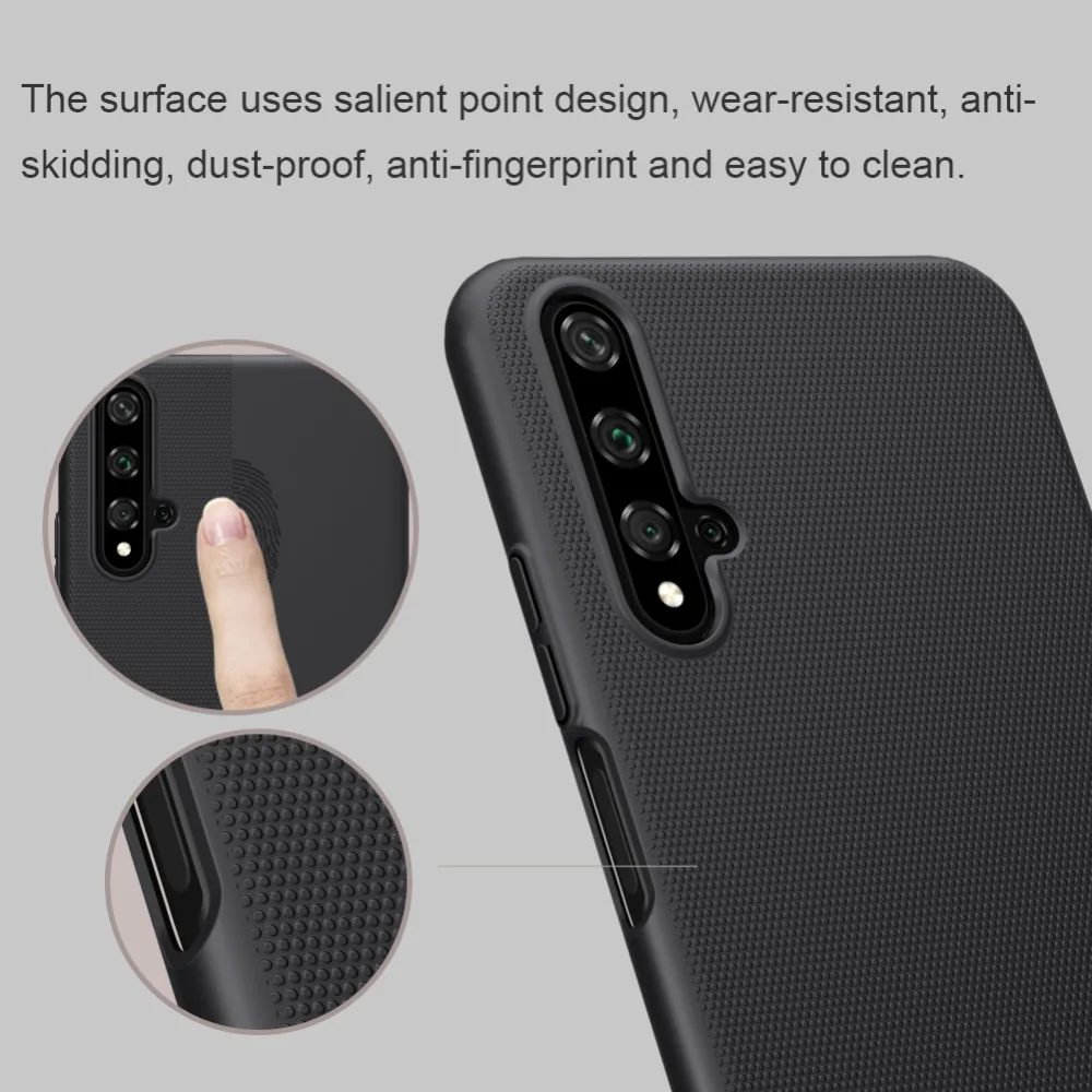 NILLKIN Shiled чехол для huawei honor 20 20 pro матовый Противоскользящий бампер чехол для honor 20 матовый жесткий чехол