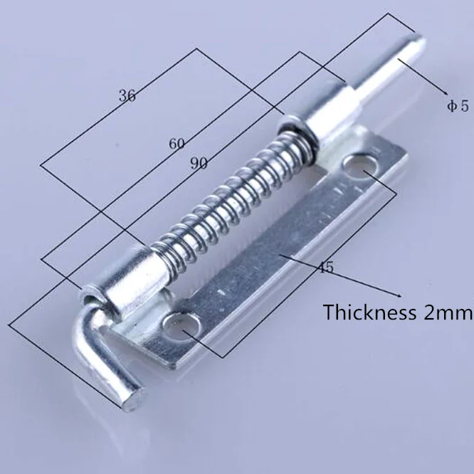 Пружинные защелки из нержавеющей стали 304 цилиндрические тоновые дверные петли
