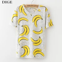 2021 hot style pineapple print tees short sleeve t shirt women t shirt summer cotton t shirt women tops causal t shirts b0253