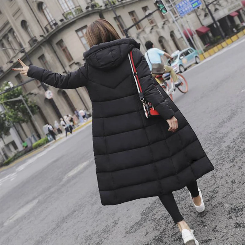 Зимнее пальто Для женщин 2018 Новый куртка повседневная верхняя одежда с капюшоном