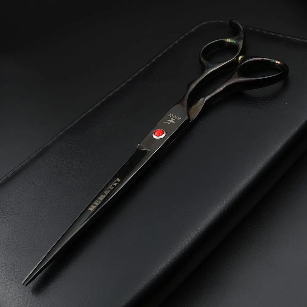 Черный 4 шт. набор ножниц для волос Профессиональная парикмахерская ножницы