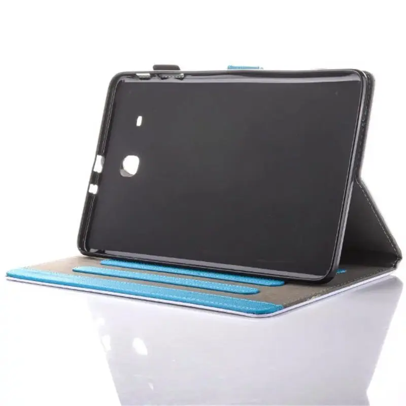 Чехол для планшета для Samsung Galaxy Tab E 9," SM-T560 T561 SM-T561 T560 умный чехол Funda с рисунком кота из искусственной кожи кожа+ пленка+ ручка