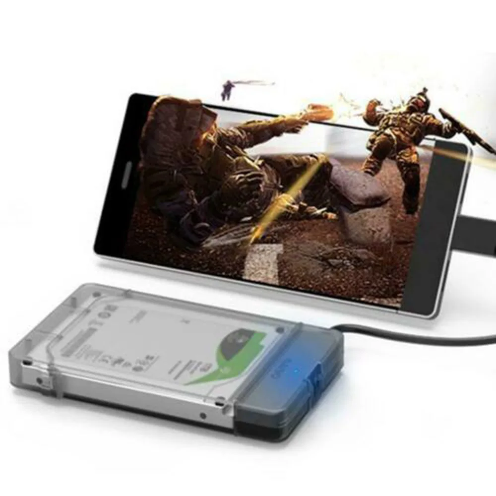 Чехол для жесткого диска 2 5 дюйма адаптер SATA к USB 3 0 корпус SSD HDD Box Usb Sata внешний