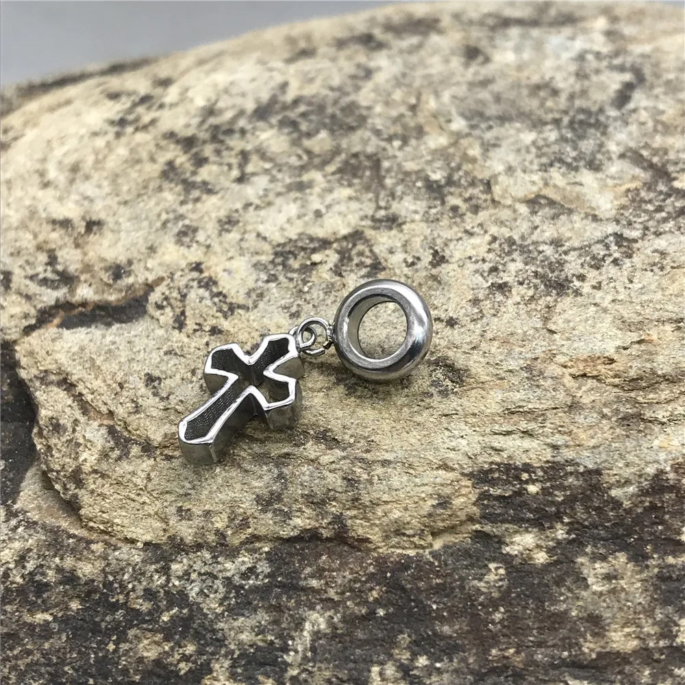 Никогда не выцветает 316l нержавеющая сталь полые крест плавающие болтаются