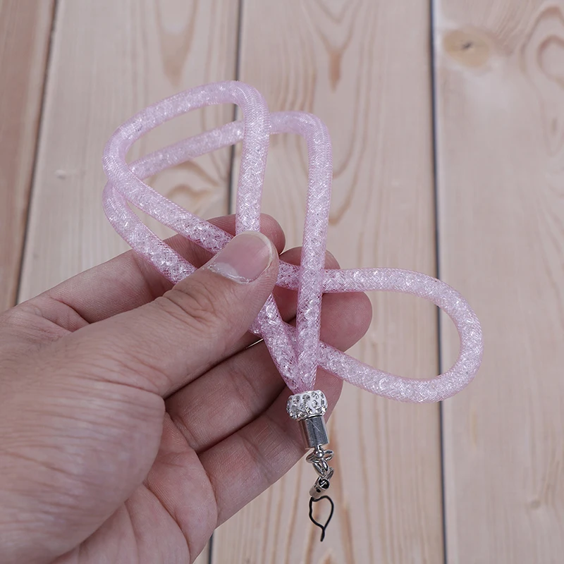 Ожерелье на шею с кристаллами ремешок для ключей телефона веревка u диск ID
