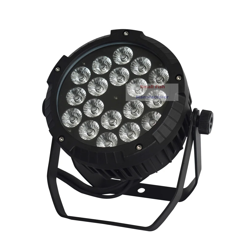 Уличный Par Light 18X10W RGBW 4 в 1 светодиодный плоский свет DMX контроллер для диско бар
