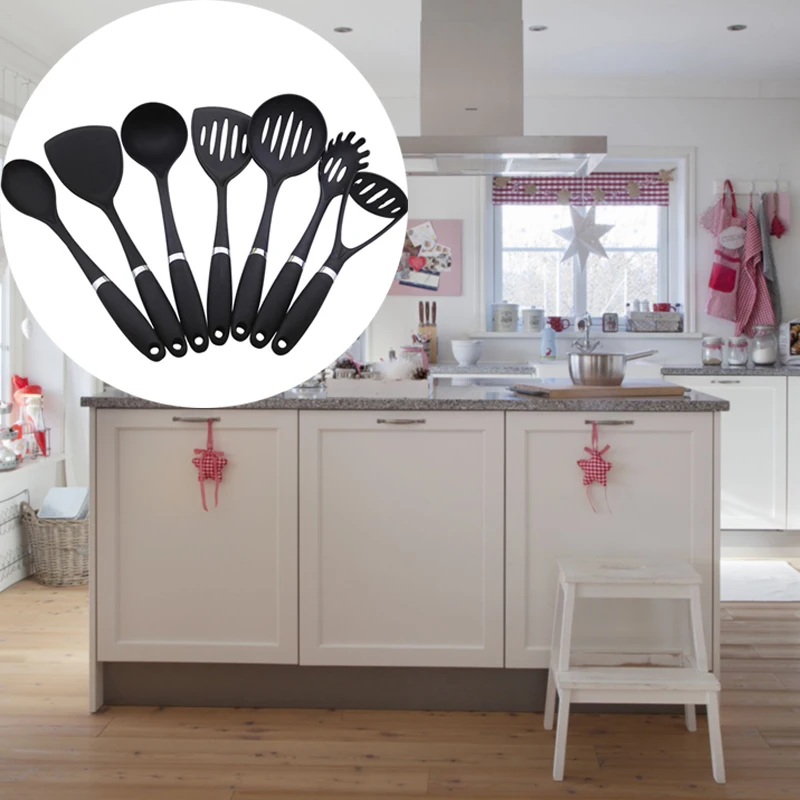 7 шт. кухонная утварь инструменты аксессуары теплостойкие Лопата Силиконовые