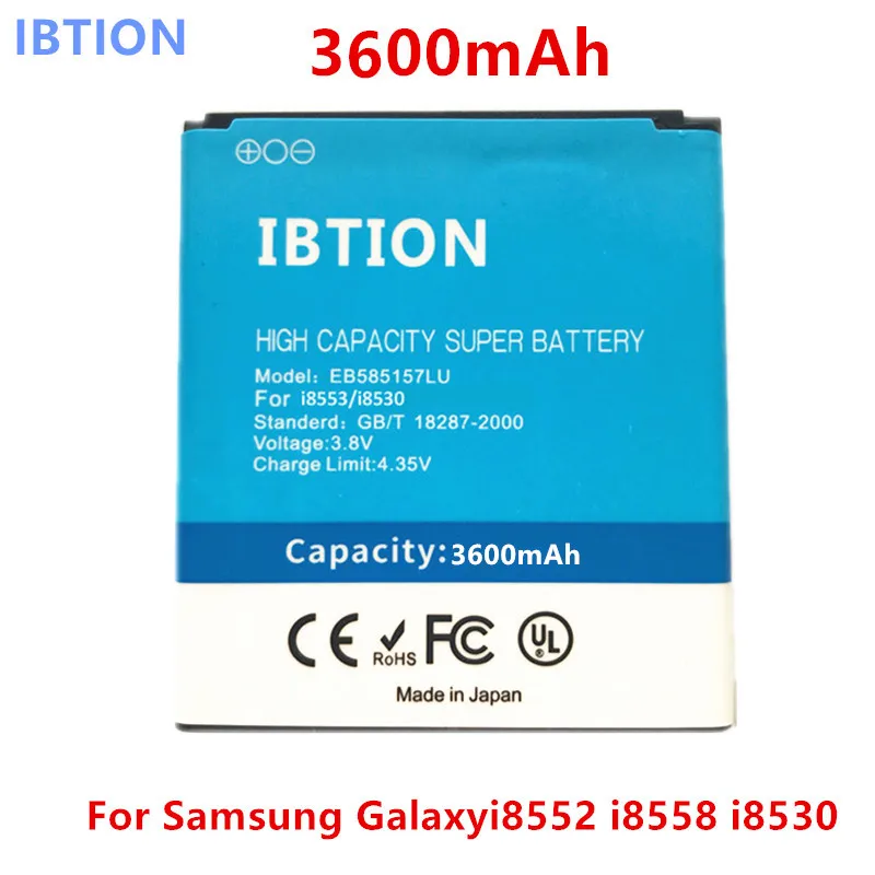 3600 мАч EB585157LU батарея мобильного телефона для samsung Galaxy Win i8552 i8558 i8550 i869 i8530 GT I8552 I8530