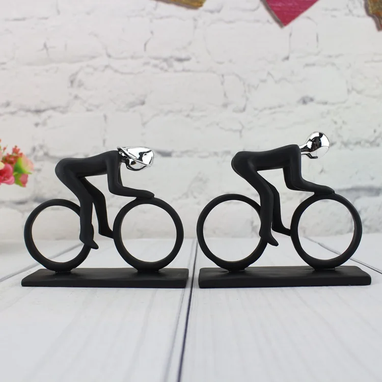 Creative Size Number Couple Resin Handicraft Sports Figure Pendant Living Room Tabletop Car Interior Decoration Article | Дом и сад
