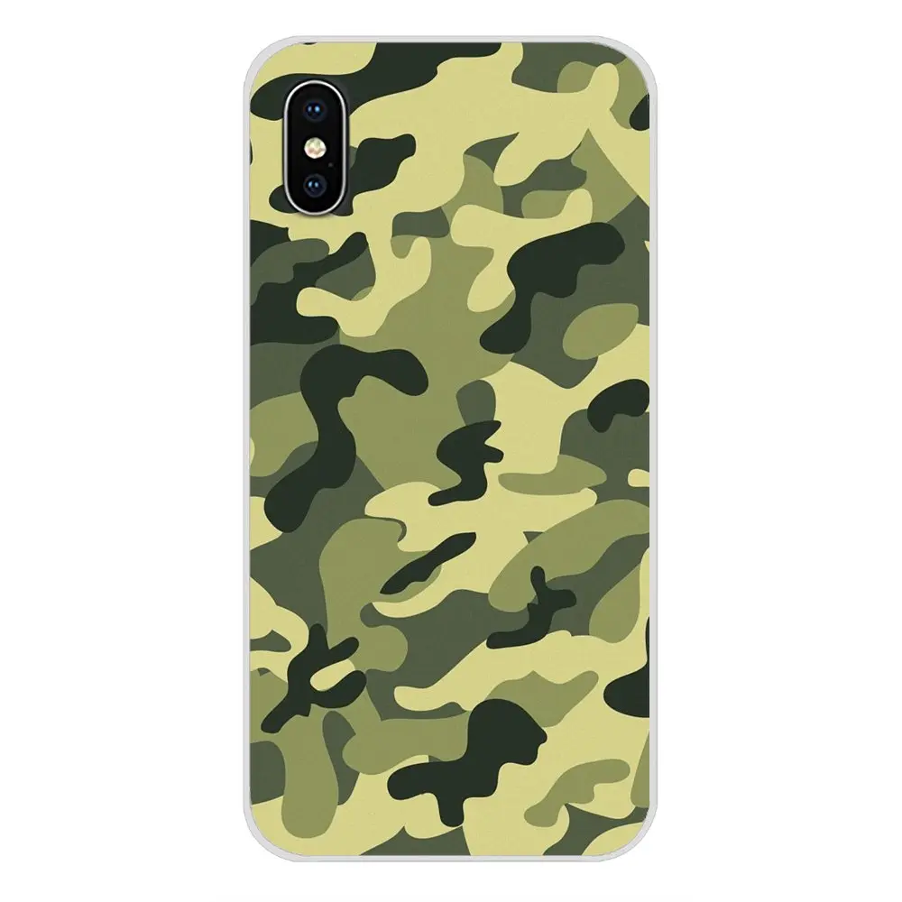 Цветные камуфляжные защитные прозрачные чехлы из ТПУ для Motorola Moto X4 E4 E5 G5 G5S G6 Z Z2 Z3 G