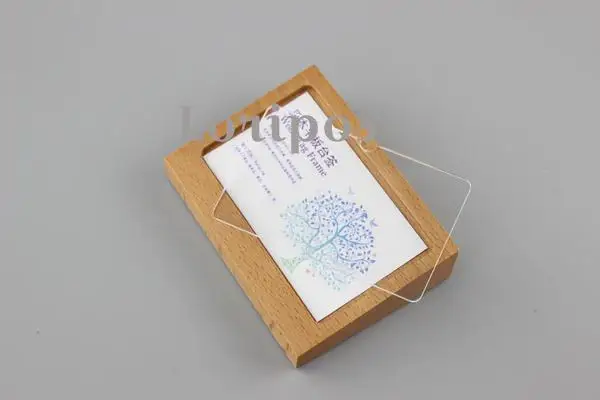 Деревянная фоторамка подставка деревянный стол знаки держатель этикеток ценник