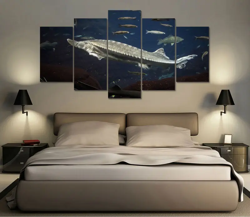 HD печать 5 шт. холст для осетрА настенная живопись домашний декор настенное